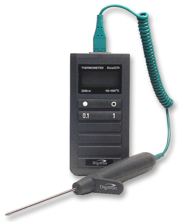 Digitron 3208I.s Thermometer, Type K, Atex