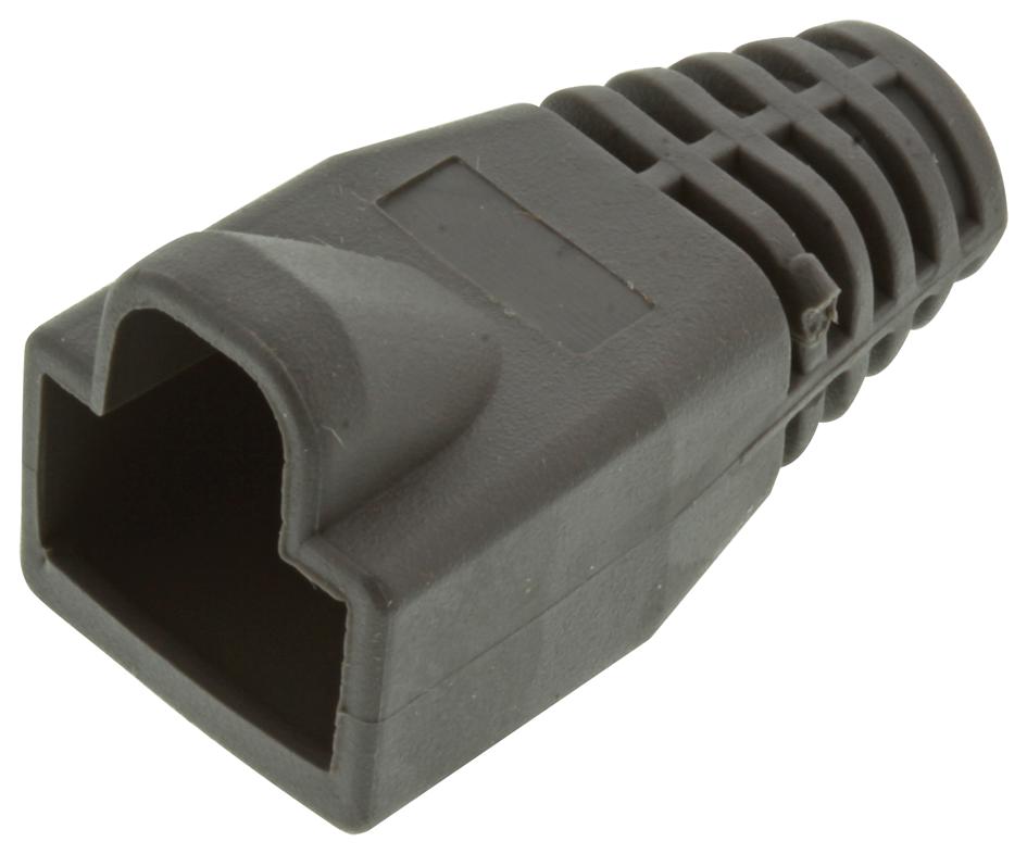 MH Connectors Rj45Srb-Dgrey Boot, Rj45, D, Grey, Pk8