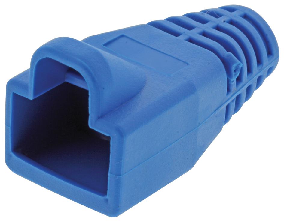 MH Connectors Rj45Srb-Blue Boot, Rj45, Blue, Pk8