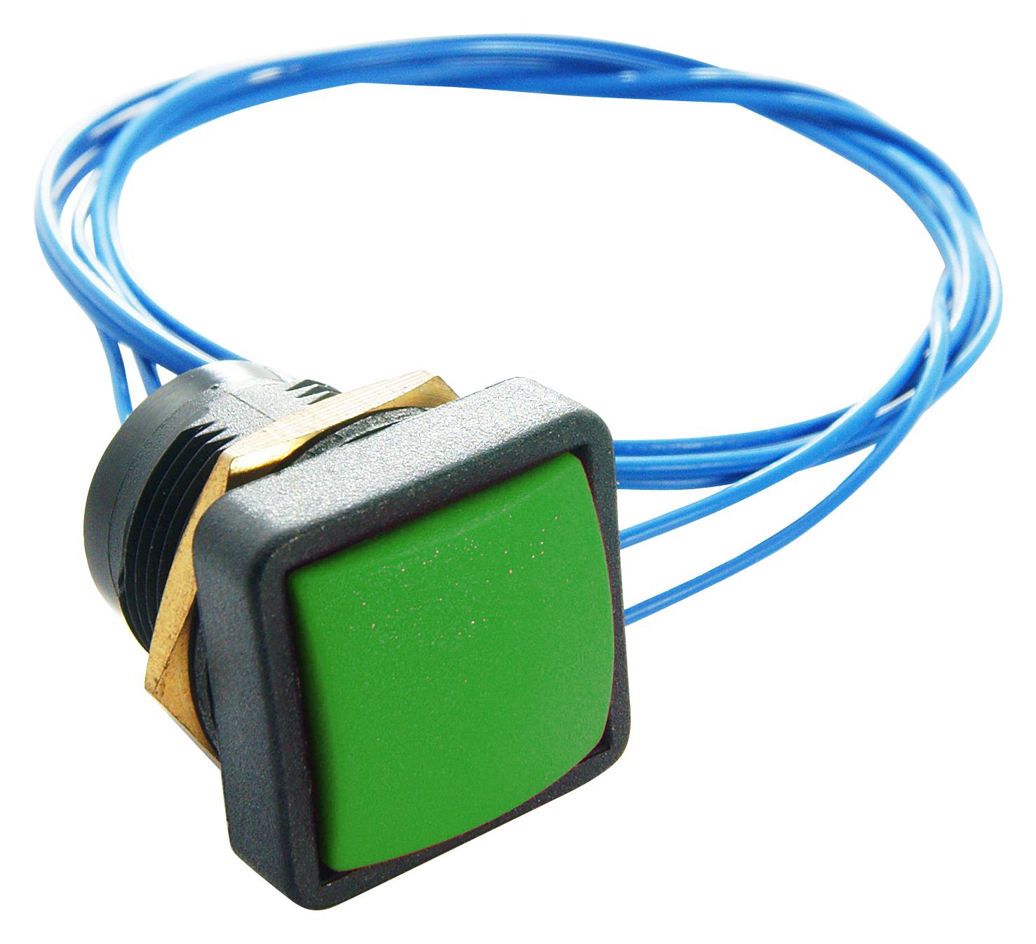 Itw Switches 49-59213 Switch, Square, Green