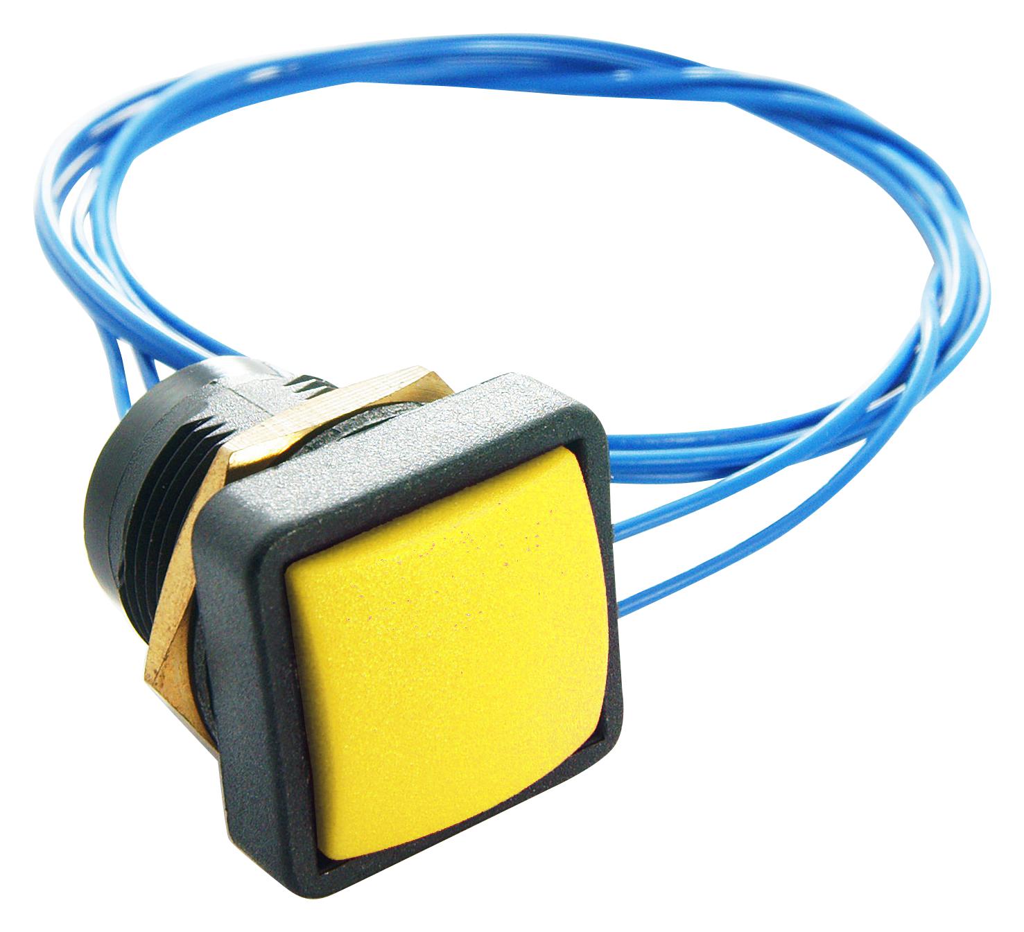 Itw Switches 49-59215 Switch, Square, Yellow