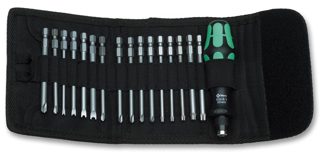 Wera Kraftform Kompakt 61 Security Bit Set, 17Pc