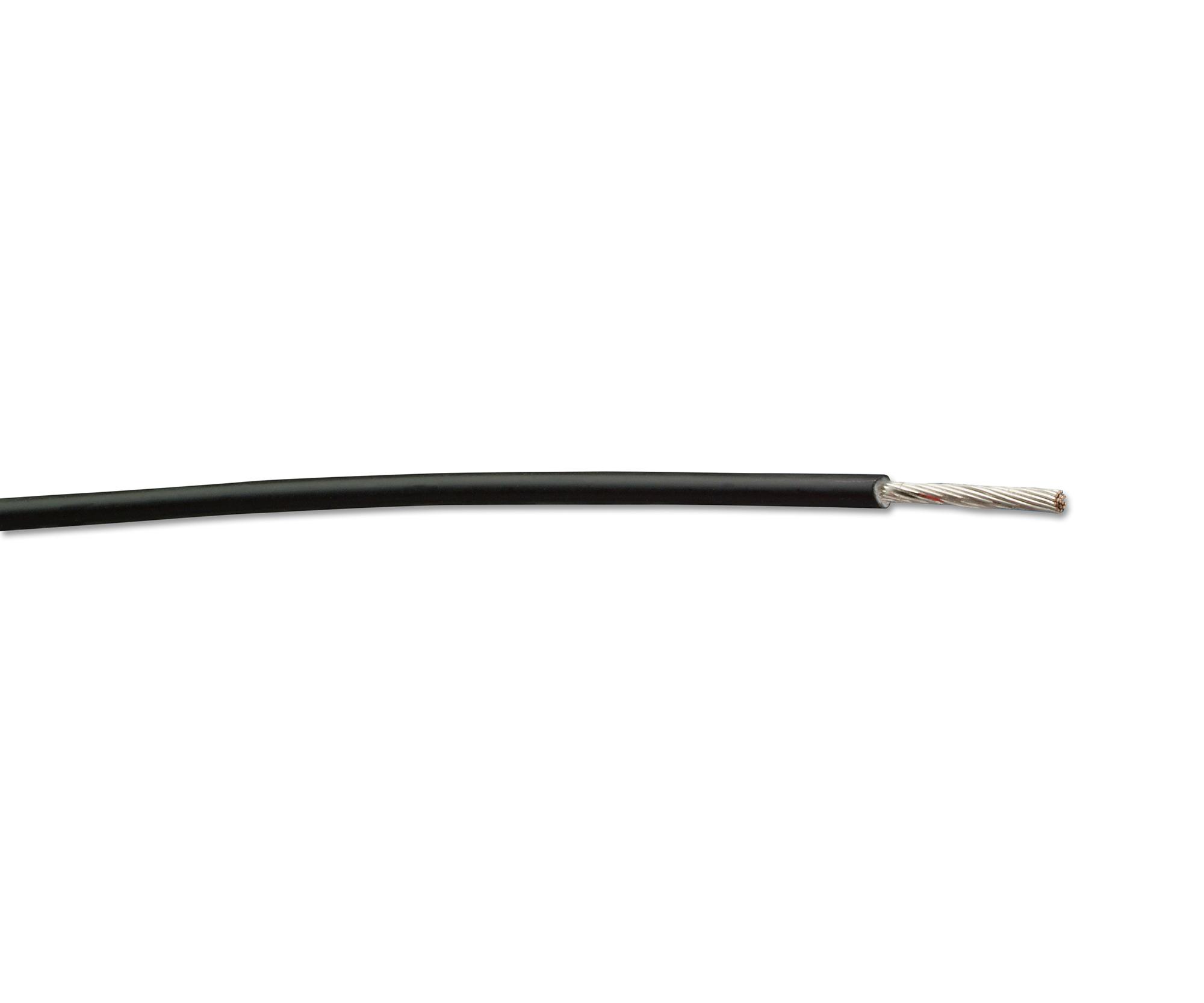 Raychem / Te Connectivity Fldwc0311-0.25-0 Wire, Black, 0.25mm, 100M