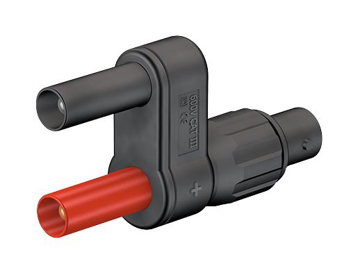 Staubli 67.9537-21 Adaptor, Bnc Jack-2 4mm Plug