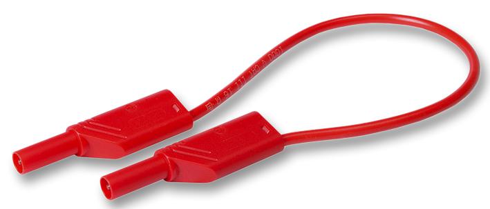 Hirschmann Test And Measurement 934095101 Test Lead, Red, 1M, 1Kv, 16A