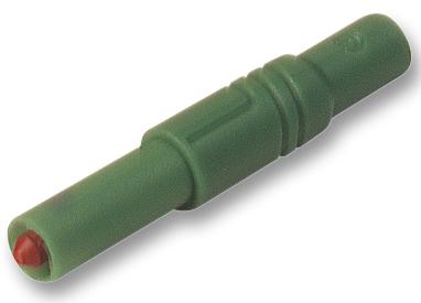 Hirschmann Test And Measurement 934097104 Safety Plug, 4mm, Green , Mln