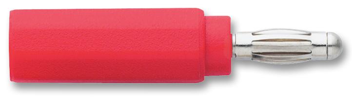 Pomona 6728-2 Adaptor, 4mm, Safety, Red