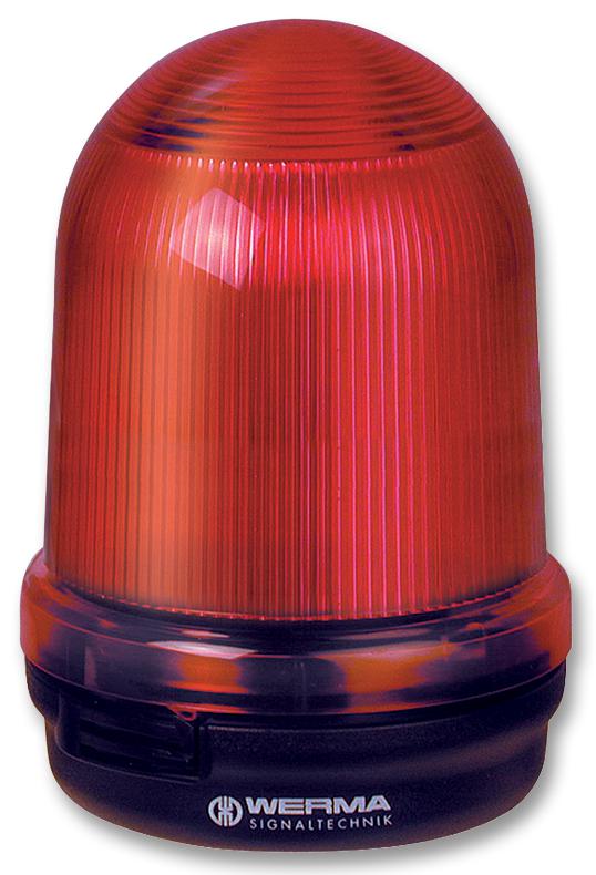 WERMA 829.120.68 Beacon, Led, Flashing, 230V, Red