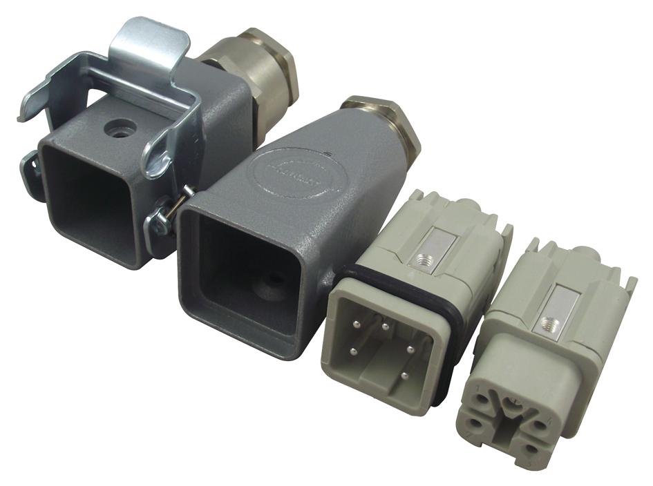 Lapp Ha4-Fk-Te-Sm-M-M20 Connector Kit, Surf Mount, Ha, 4Way