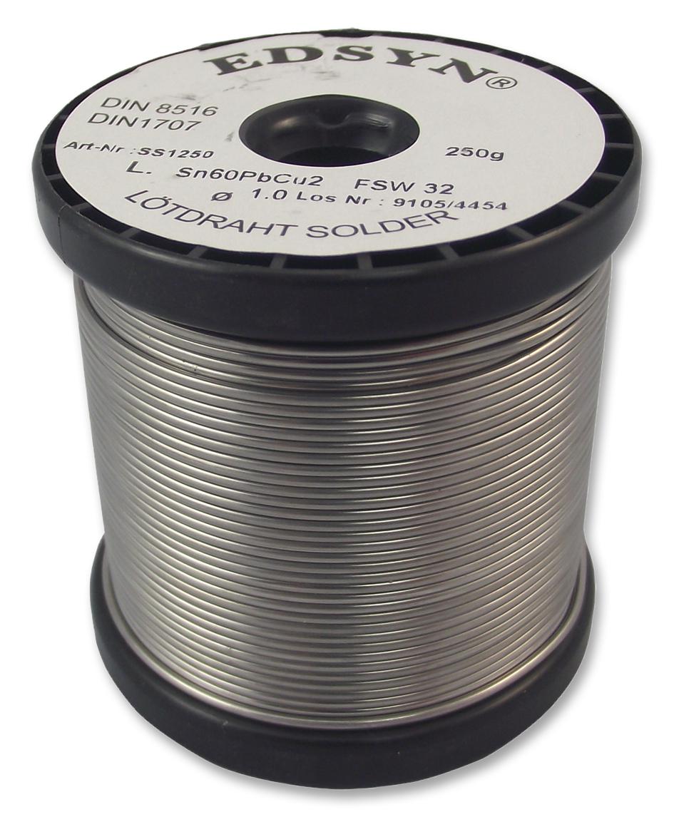 SS1250 Edsyn, Solder Wire, FSW32, 1mm Diameter | Farnell UK