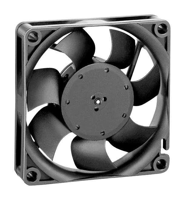 Ebm-papst 712F/2L-005 Fan, Pc, W/Connector, 70mm 12Vdc