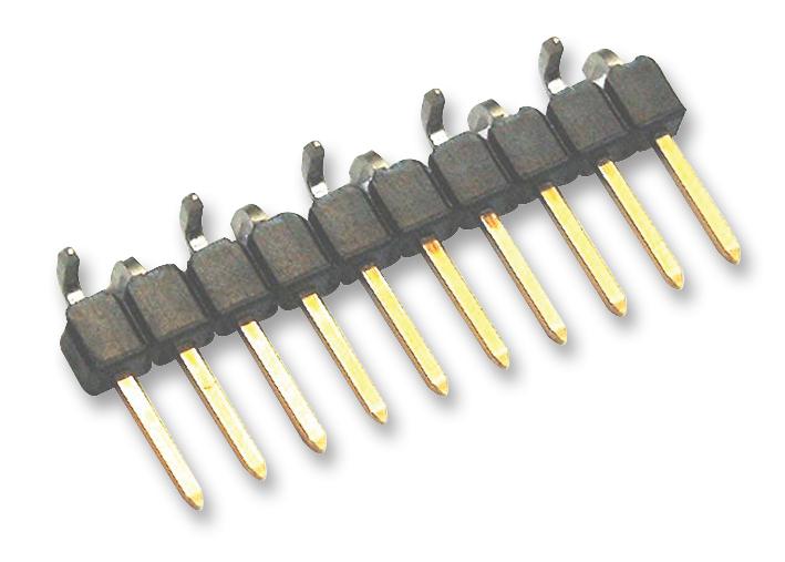 Amp Connectors / Te Connectivity 1-1241150-0 Connector, Header, 10Pos, 1Row, 2.54mm