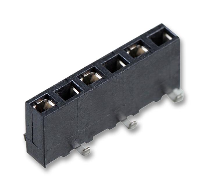 Amp Connectors / Te Connectivity 1241152-8 Connector, Rcpt, 8Pos, 1Row, 2.54mm