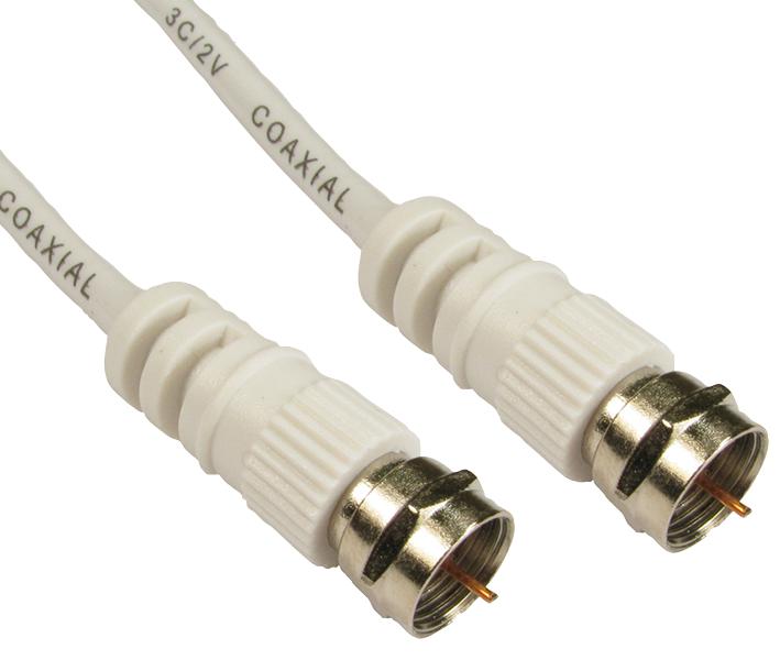 Pro Signal 2Fw-05 Lead 5M F Type M-M Wht