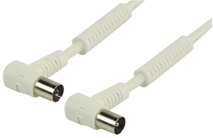 Valueline Vlsp40120W10 Lead 120Db Coax Ra M-F 1M Wht