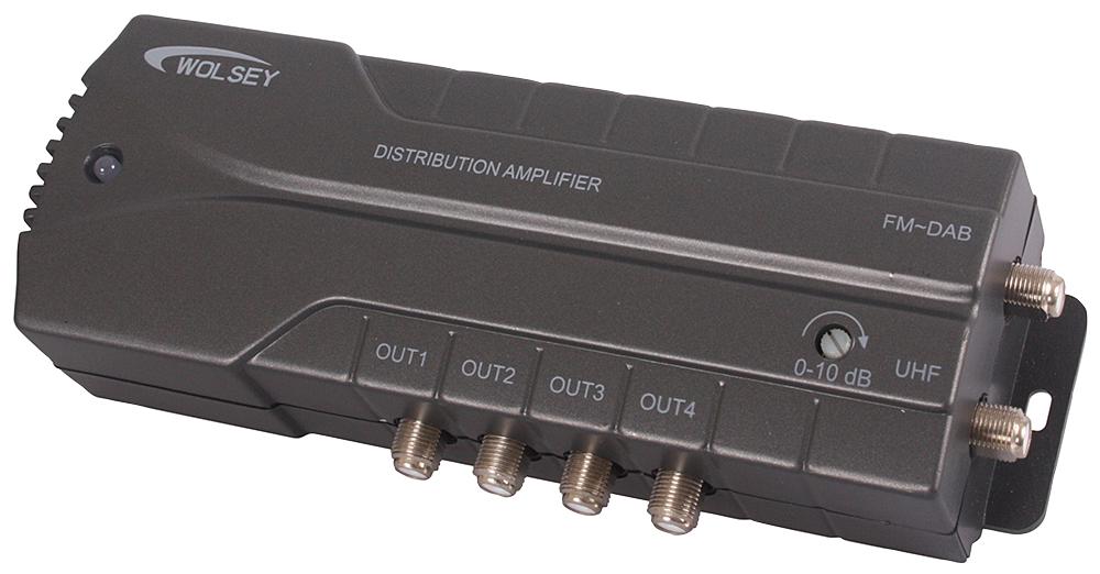 Wolsey 334013 Distribution Amplifier, 4 Way, Uk