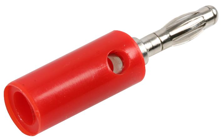 Pro Signal Psg08248 Plug, Banana 4mm Red (Pk 2)