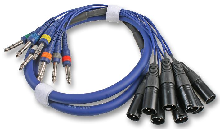 Pro Signal Psg01246 Xlr P To Jack P, 8X, St 3M