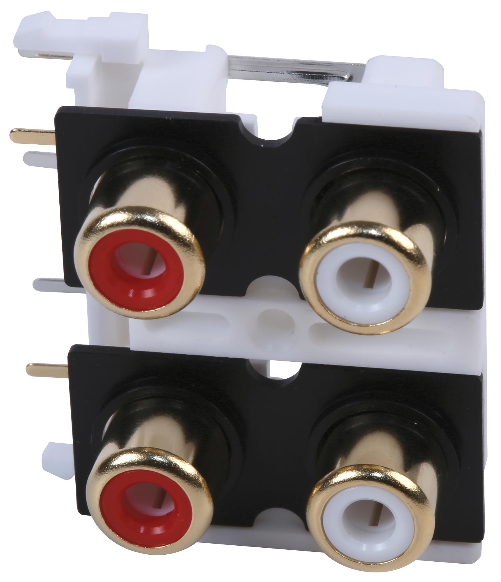 Pro Signal Psg01551 Socket, Phono, 4X, Gold/pcb