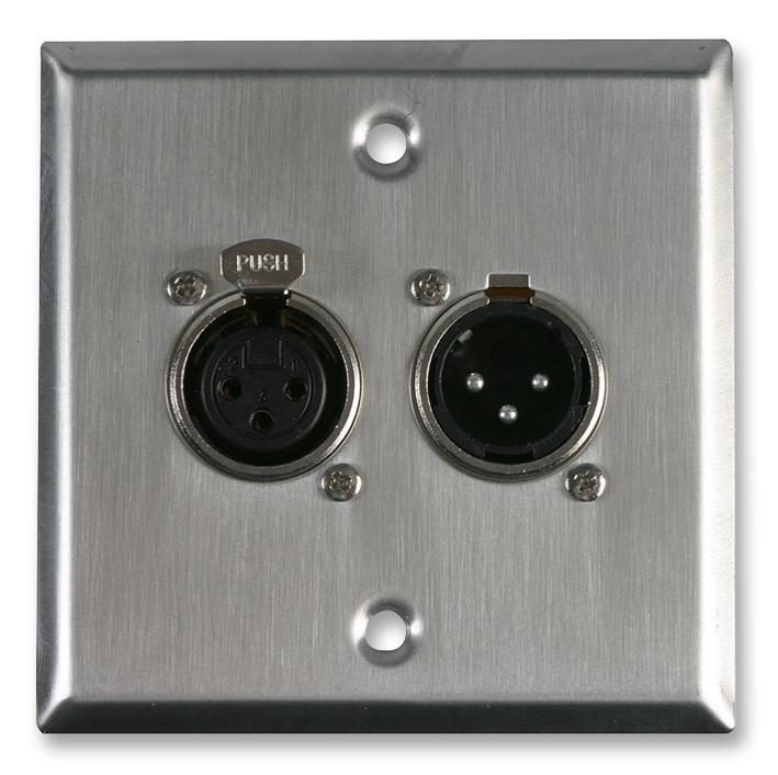 Pro Signal Psg08157 Wall Plate, Xlr Plug - Socket