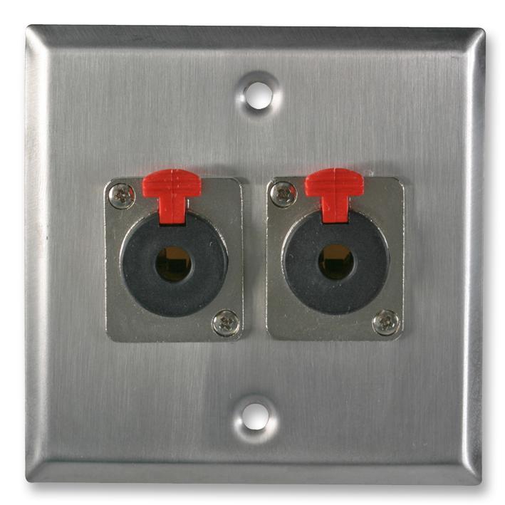 Pro Signal Psg08158 Wall Plate, 2X Jack Sockets