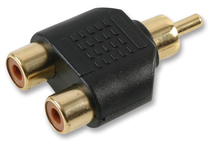 Multicomp Pro Ps000172 Rca Adapter, Phono Plug-Phono Rcpt X 2