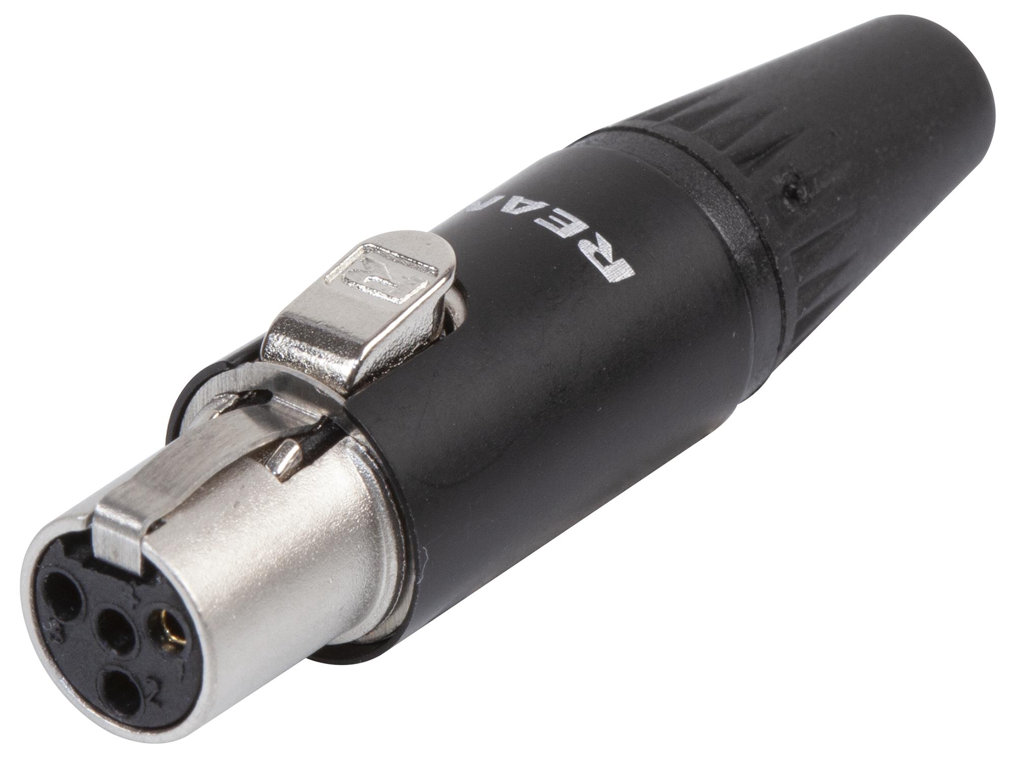 Rean Rt4Fc-B Socket, Tiny Xlr, Cable, 4Way