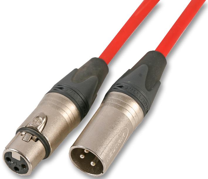 Soundlab Av21124 Xlr Lead, 6M, Red