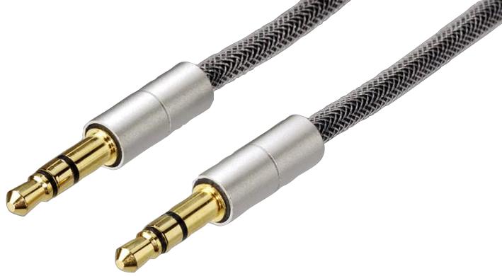 Hama 080868 3.5mm Jack Lead, Low Profile, 0.5M