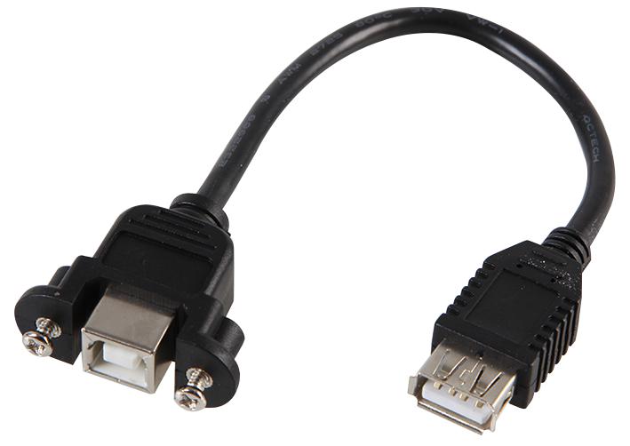 Pro Signal Psg03801 Adaptor Lead, Usb B To A, Sockets, 135mm