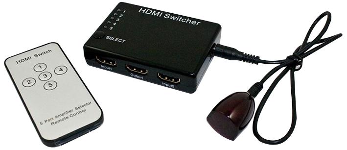 Lms Data C-Hdmi-51 5 Way Hdmi Switch+Remote