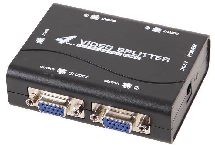 Pro Signal Psg03938 Vga Splitter 4 Port (250Mhz/plastic)