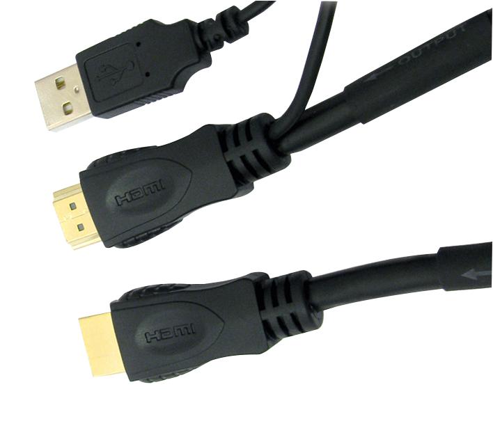 Pro Signal Nlhdmi-Ext50M Cable Assy, Hdmi-Hdmi/usb Plug, 50M