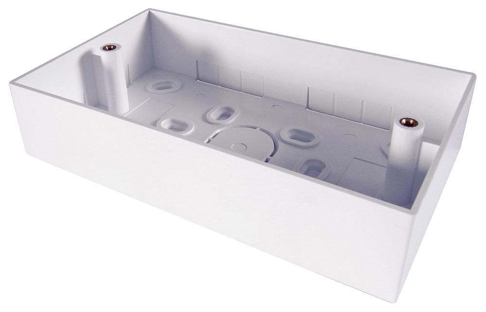 Connectorekt Gear 90-0106 Double Backbox, White