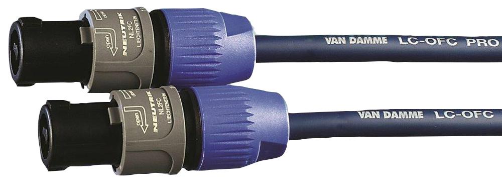 Van Damme 102-661-363 Speakon Lead, 2X1.5mm, 3M, Blue