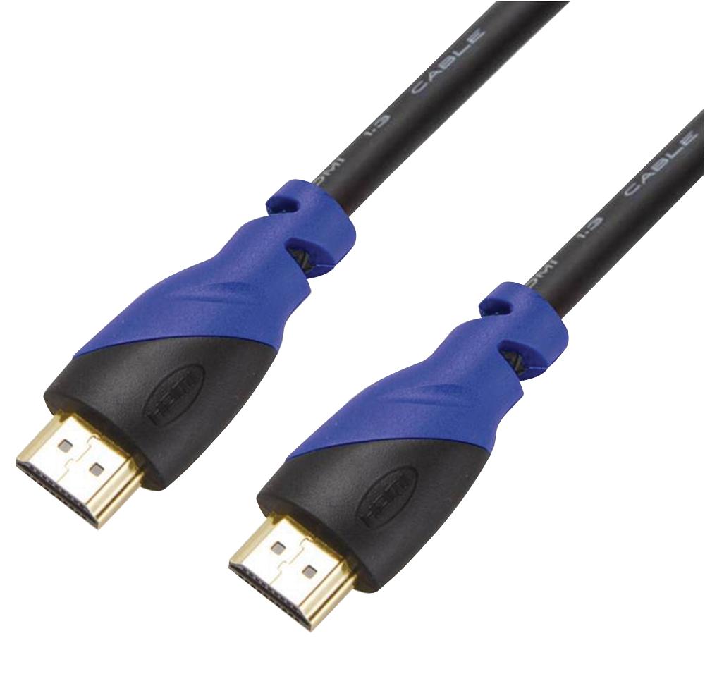 Av Star Hh2-Bb0.5 4K Hdmi Lead Black/blue 0.5M