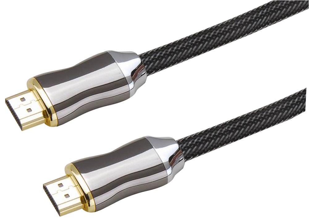 Av Star Hhp2Z-1B 4K Hdmi Lead Zinc Premium Braided 1M