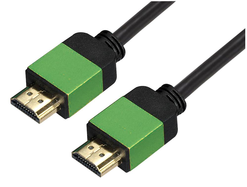 Av Star Hhsg-3 4K Hdmi Lead Slim Aluminium Green 3M