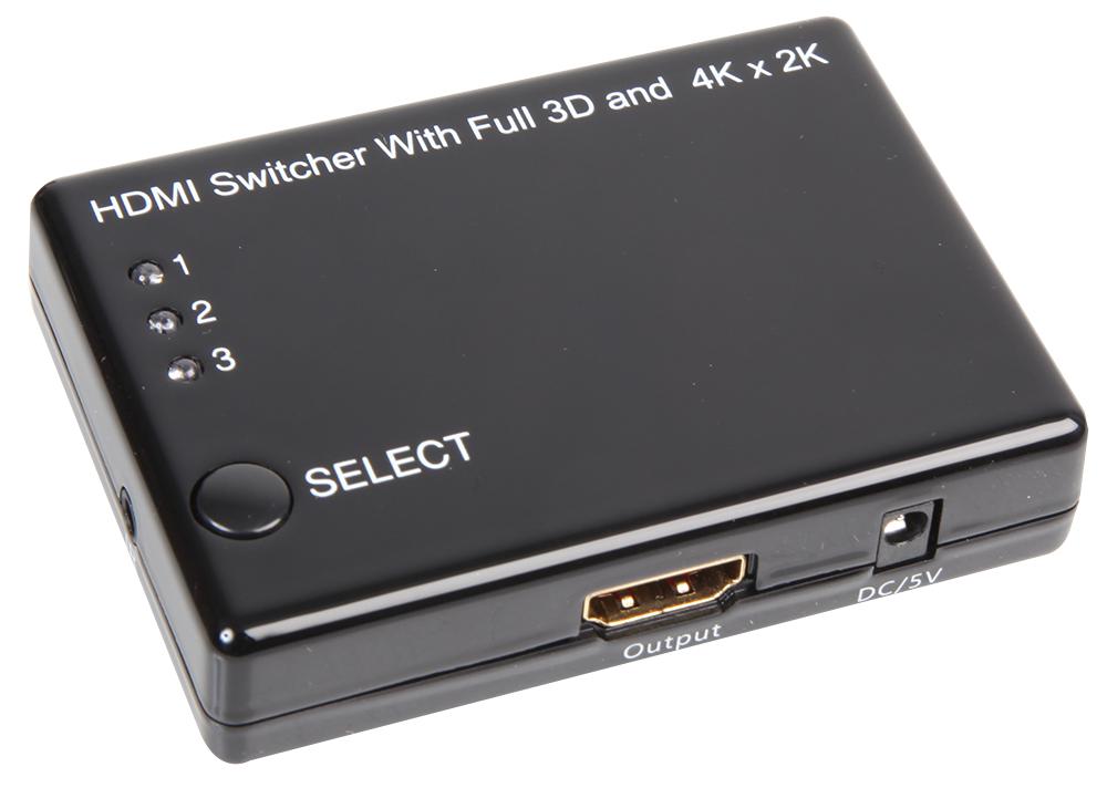 Pro Signal Psg3037 Hdmi 3X1 Switch + Remote 4Kx2K