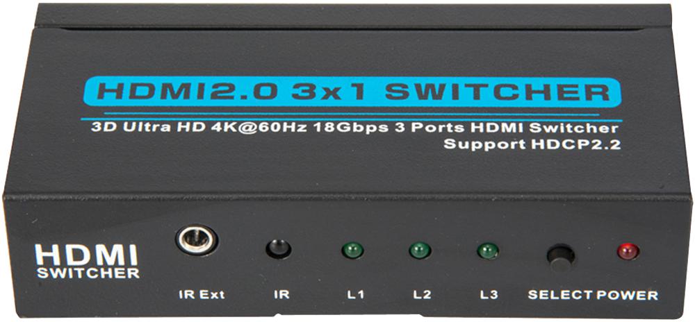 Pro Signal Psg3058 Hdmi 3X1 Switcher 4K (60Hz)