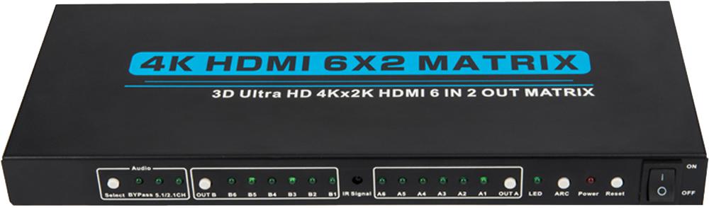 Pro Signal Psg3062 Hdmi 2X6 Matrx Switch 4K (30Hz)