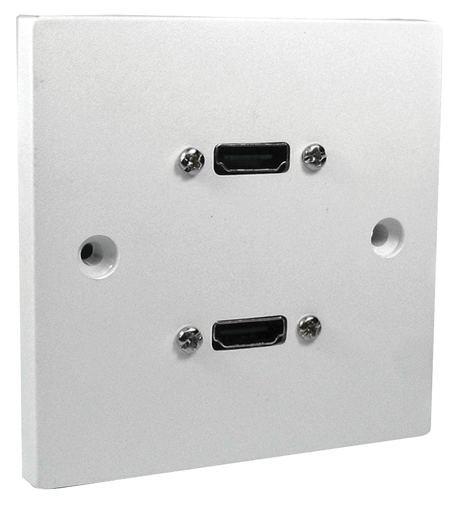 Tt Electronics Cpfp4450-Bx Multimedia Wall Plate, 2 X Hdmi, 15M