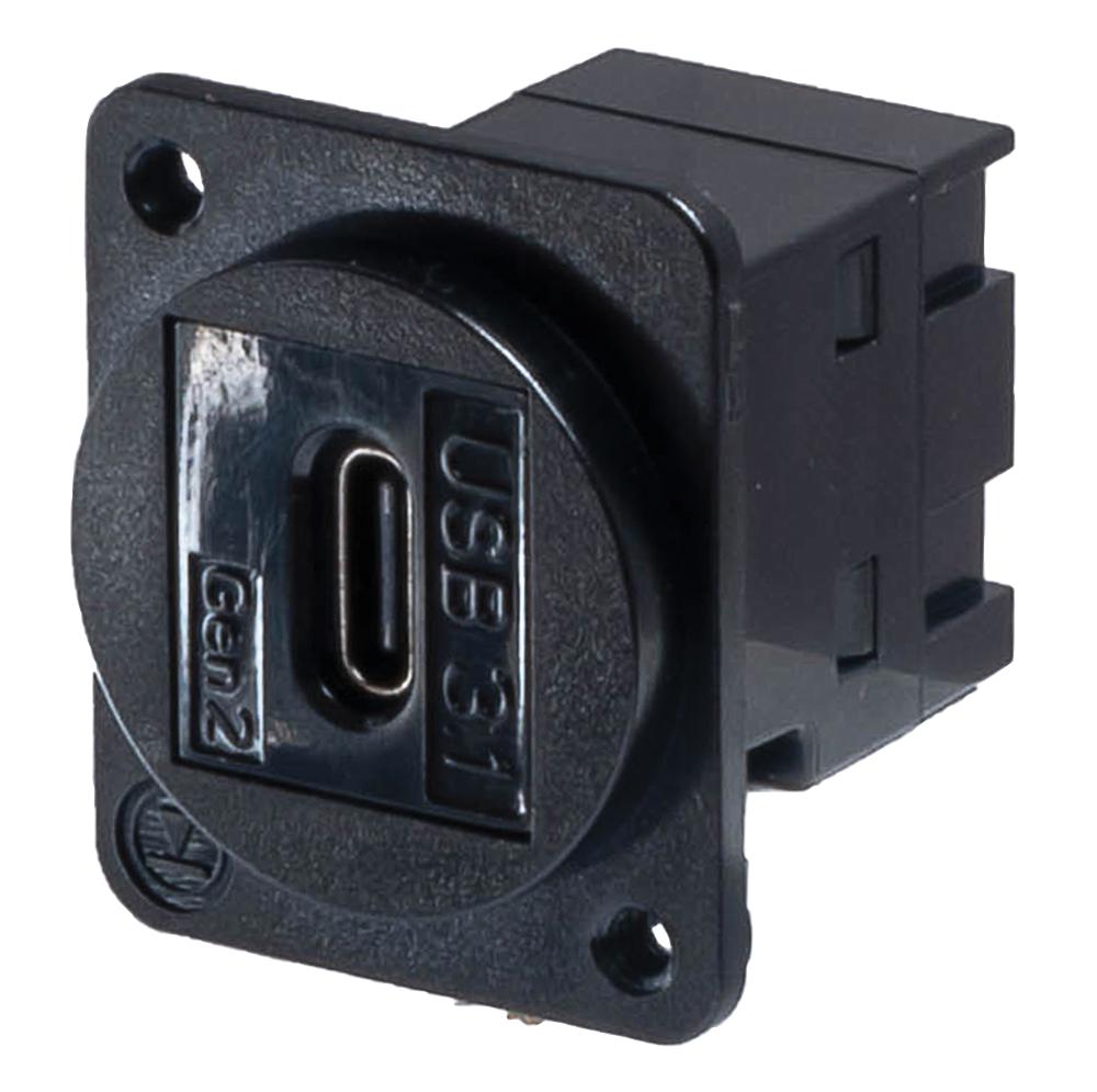 Tuk Kcuccdpm Usb Adaptor, 3.1 C Rcpt-Rcpt, Flange