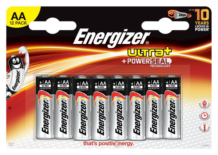 Energizer Lr6Fsb12 Battery, Ultra+ Aa 1.5V Pk12