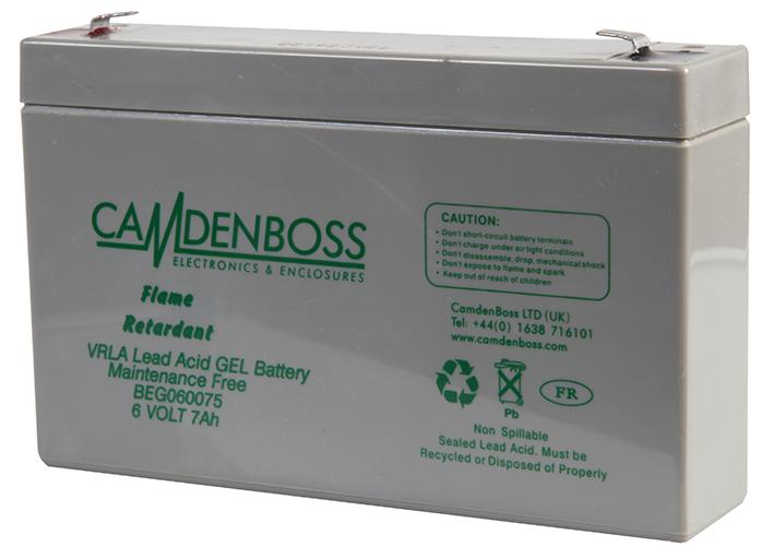 CamdenBoss Beg060075 Battery, Europa+Gel, 6V, 7.5Ah