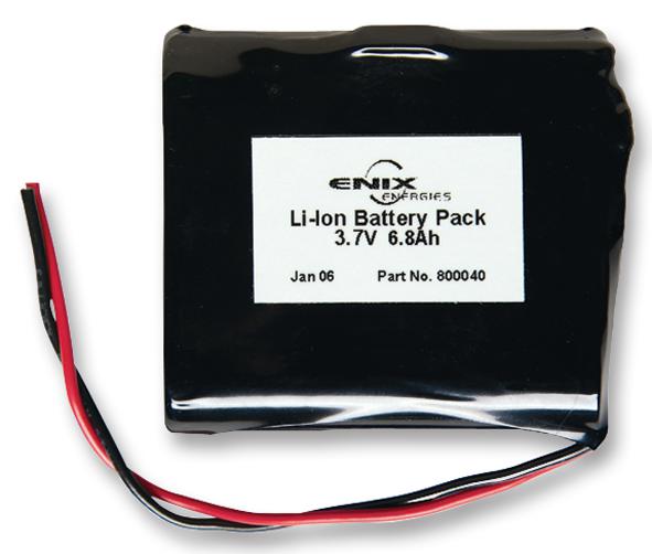 Enix Energies 800040 Battery, Li-Ion, 3.75V, 6.8Ah