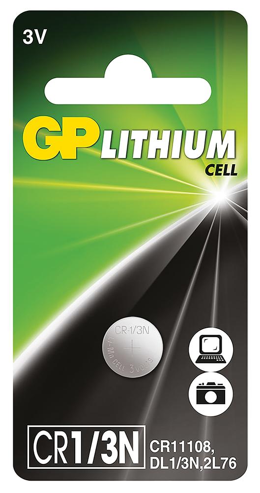 Gp Batteries Gppbl1/3N000 Battery, Lithium, 3V, 160Mah