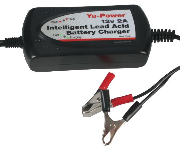 Yuasa Ypc2A12 Charger, Yu-Power, 2A, 12V