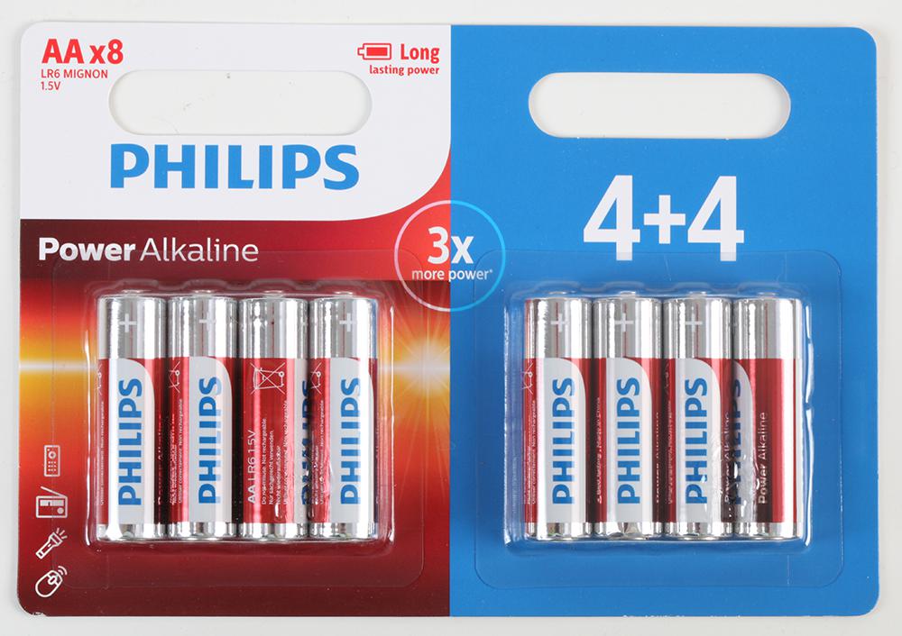 Philips Philr6P8Bp Battery, Non Rechargeable, 1.5V