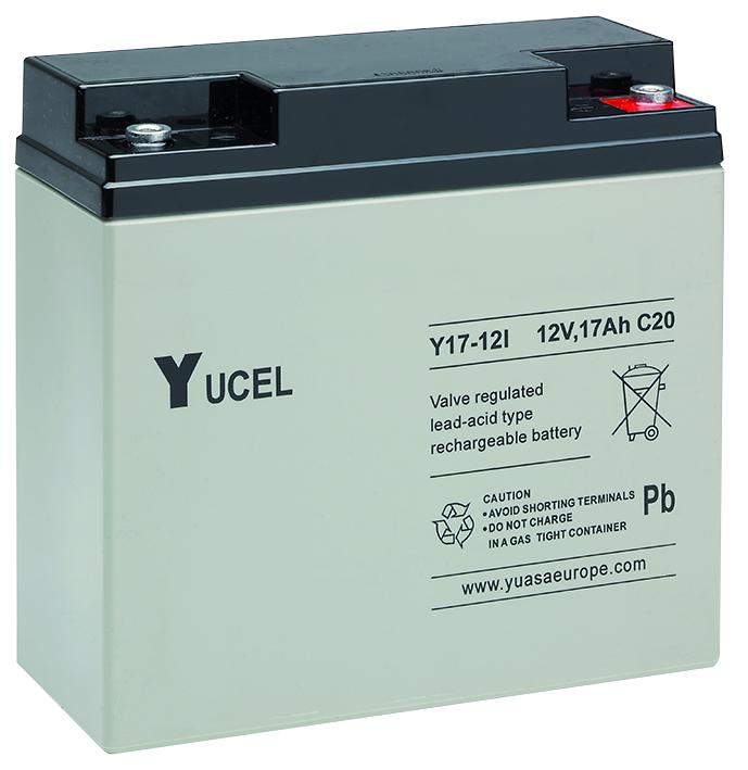 Yuasa Y17-12 Battery,lead Acid,17Ah,12V